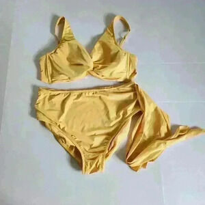Kona Sol Yellow Bikini Set